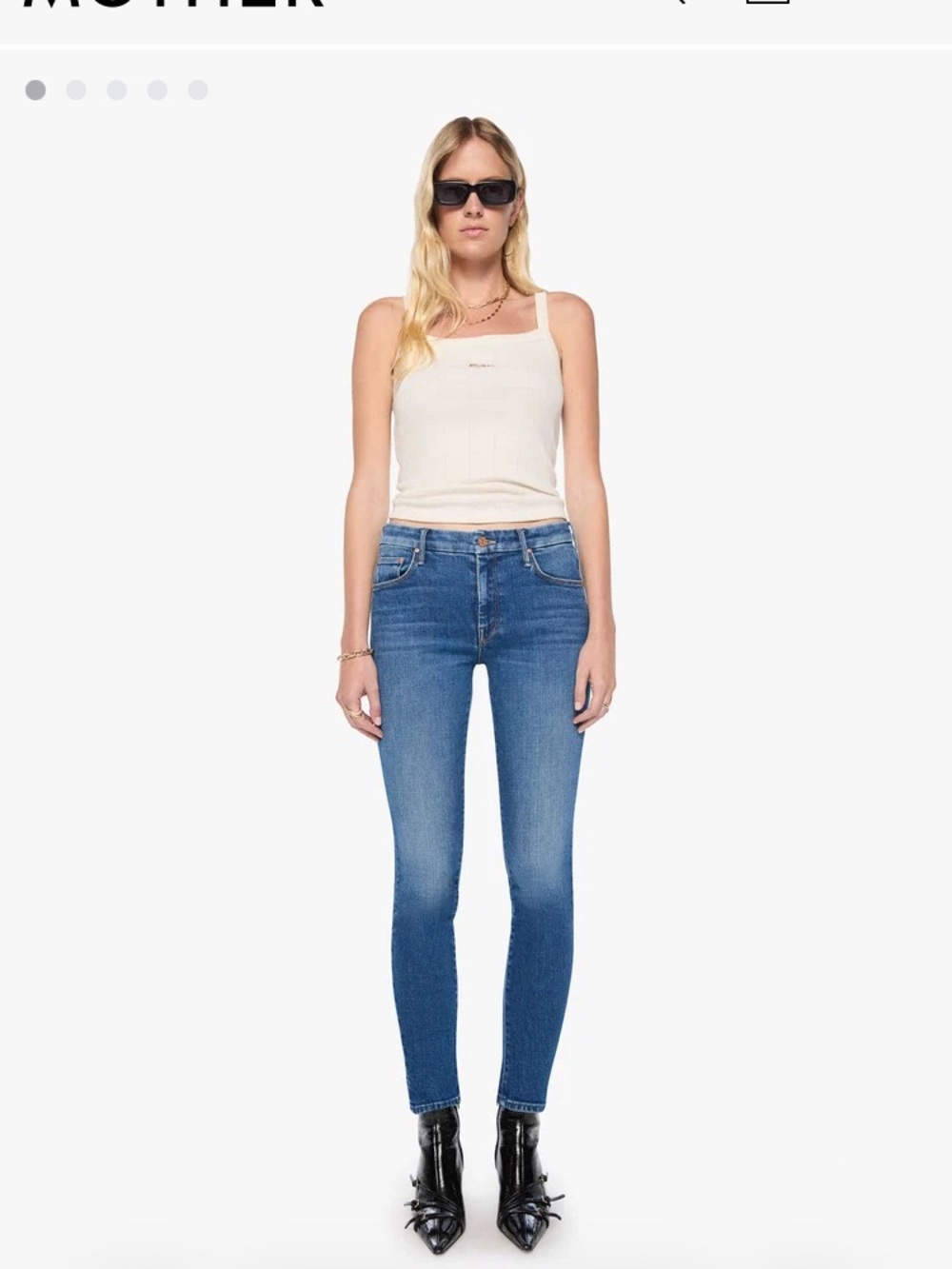Women’s jeans, mother, the looker size 25, made in U.S.A.